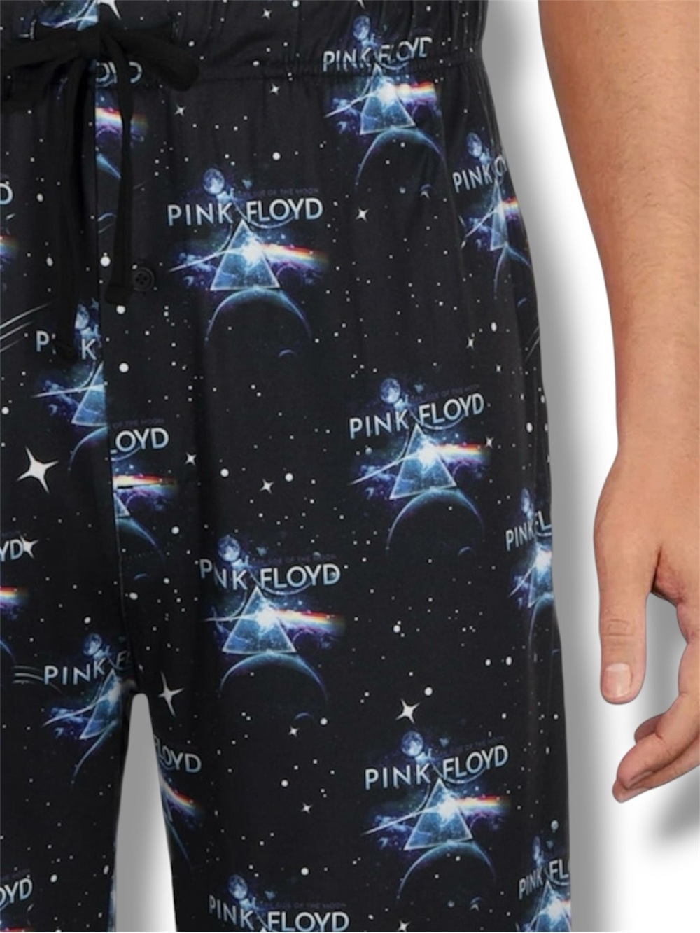 Mens Retro Pink Floyd Graphic Sleep Pants - Size Extra Extra Large XXL - NWT - Picture 4 of 4